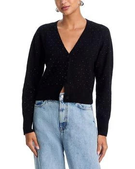 Beaded V Neck Cardigan - Exclusive