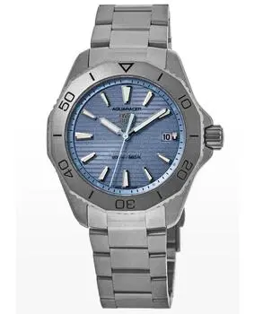 Tag Heuer Aquaracer Professional 200 Solargraph Blue Dial Titanium Men's Watch WBP1182.BF0000