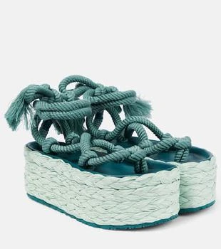 Isabel Marant | Elif platform espadrille sandals
