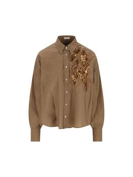 Brunello Cucinelli | Brunello Cucinelli Embellished Buttoned Blouse