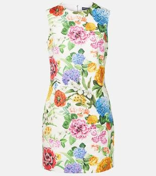 Dolce
Gabbana | Floral cotton minidress