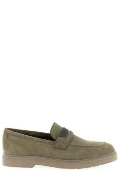 Brunello Cucinelli | Brunello Cucinelli Embellished Almond Toe Loafers
