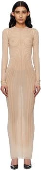 Pink 'The Long Spirale' Maxi Dress