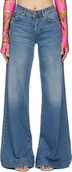Blue Flared Jeans