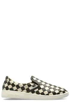 Bottega Veneta | Bottega Veneta Sawyer Check Patterned Slip-On Sneakers