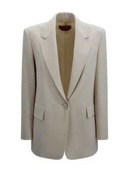 Max Mara | Max Mara Studio Mstbosco Single-Breasted Cady Blazer