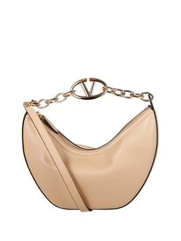 Valentino | Valentino VLogo Moon Zip-Up Small Shoulder Bag