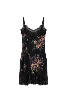 Dolce & Gabbana | Dolce & Gabbana Floral Lace Trim Dress