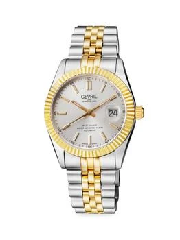 Gevril | West Village 40MM Stainless Steel Swiss Automatic Bracelet Watch