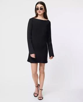 Women's Ennis Satin Long Sleeve Mini Dress