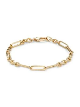 Saks Fifth Avenue | 14K Yellow Gold Figaro Link Bracelet