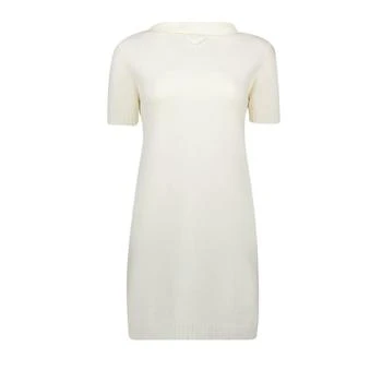 Prada | Prada Short-Sleeved Knitted Dress