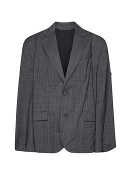 Balenciaga | Balenciaga Logo Patch Single-Breasted Blazer