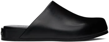 Salvatore Ferragamo | Black Plaque Loafers