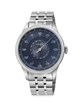 Gevril | Jones 45MM Stainless Steel Bracelet Watch