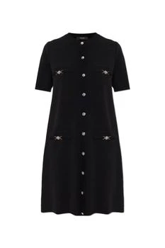 Versace | Versace Crewneck Knitted Shirt Dress