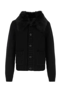Dolce 
Gabbana | Dolce 
Gabbana Fur Collar Buttoned Jacket