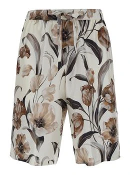 Dolce & Gabbana | Dolce & Gabbana Floral Printed Jogging Shorts