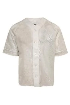 AMIRI | Amiri MA Perforated V-Neck Leather Shirt