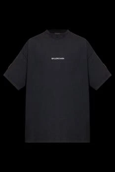 Balenciaga | Balenciaga Logo Embroidered Crewneck T-Shirt