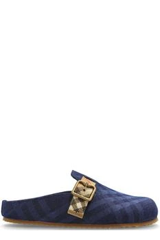 Burberry | Burberry Urchin Checked Buckle Flat Mules