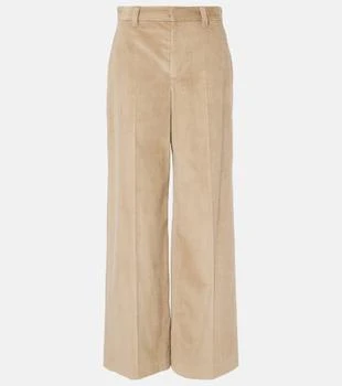 Brunello Cucinelli | High-rise wide-leg corduroy pants