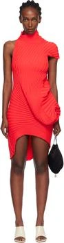 Red Knit 'As It Is' Minidress