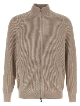 Brunello Cucinelli | Brunello Cucinelli Malfilé English Rib Cardigan