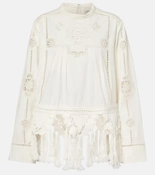 Isabel Marant | Severine macramé cotton top