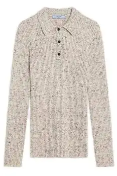 Prada | Prada Long-Sleeved Polo Jumper
