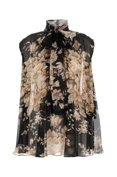 Dolce & Gabbana | Dolce & Gabbana Rose Printed Blouse