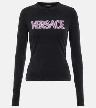 Versace | Goddess logo long-sleeve T-shirt