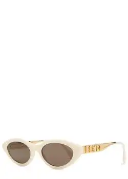 Fendi | Fendigraphy narrow cat-eye sunglasses