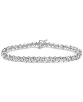 Macy's | Diamond Twist Bracelet (1-7/8 ct. t.w.) in 14K White Gold (also in 14K Yellow Gold), Exclusive