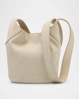 Brunello Cucinelli | Structured Small Suede Bucket Bag