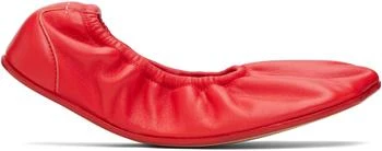MM6 | Red Anatomic Travel Ballerina Flats