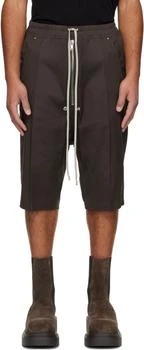 Rick Owens | Gray Concordians Bela Pods Shorts