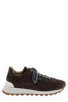 Brunello Cucinelli | Brunello Cucinelli Round-Toe Lace-Up Trainers