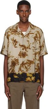 Dries Van Noten | Beige Floral Shirt