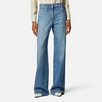 Versace | Medium blue boyfriend jeans
