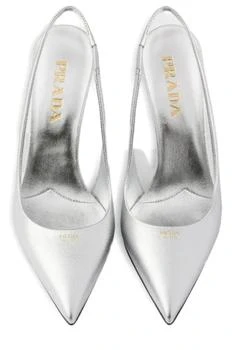 Prada | Prada Slingback Pointed Heeled Pumps