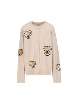 Burberry | Burberry Kids Bear Intarsia-Knit Buttoned Cardigan