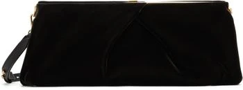Dries Van Noten | Brown Velvet Clutch