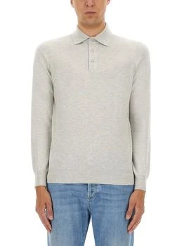 Brunello Cucinelli | Brunello Cucinelli Long Sleeved Knitted Polo Shirt