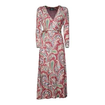 ETRO | Etro V-Neck Paisley-Print Midi Dress