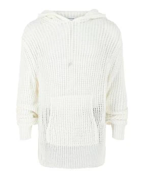 Salvatore Ferragamo | Crochet Drop-Sleeve Hoodie