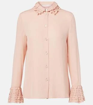 Valentino | Ruffled silk georgette shirt