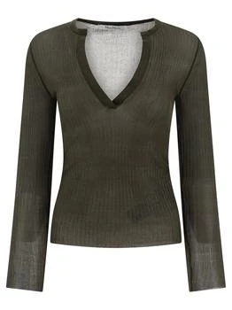 Max Mara | Max Mara Saggina V-Neck Long-Sleeved Jumper
