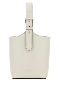 Prada | Prada Pelle Leather Tote Bag