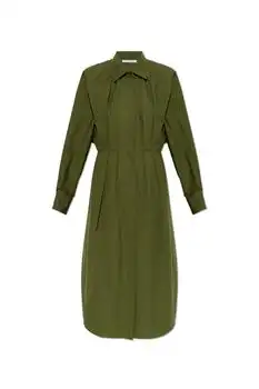 Givenchy | Givenchy Collared Poplin Long Shirt Dress